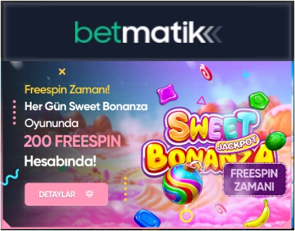 Sweet Bonanza’da 200 Freespin Kazan
