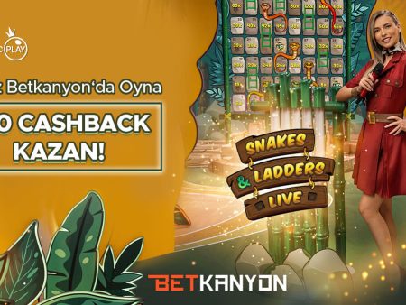 Snakes & Ladders Cashback Promosyonu