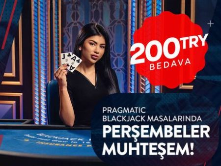 Pragmatic Blackjack’te Her Perşembe 200 TL bonus!